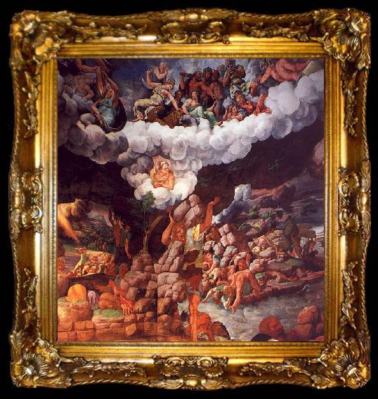 framed  Giulio Romano Room of the Giants, ta009-2